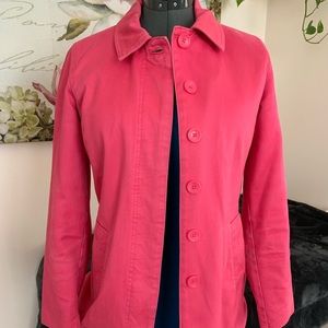 Gap fitted pink trench coat